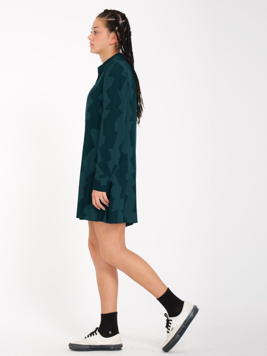 Femme Volcom Robes & Combinaisons | Robe Uh Hu Honey Ponderosa Pine