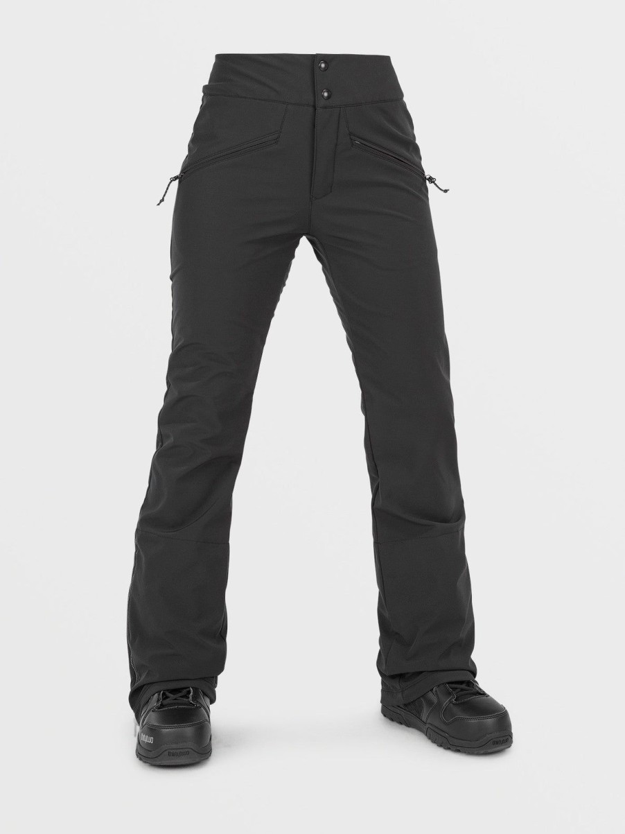 Femme Volcom Pantalon De Snow | Pantalon Stretch Battle Hr Black